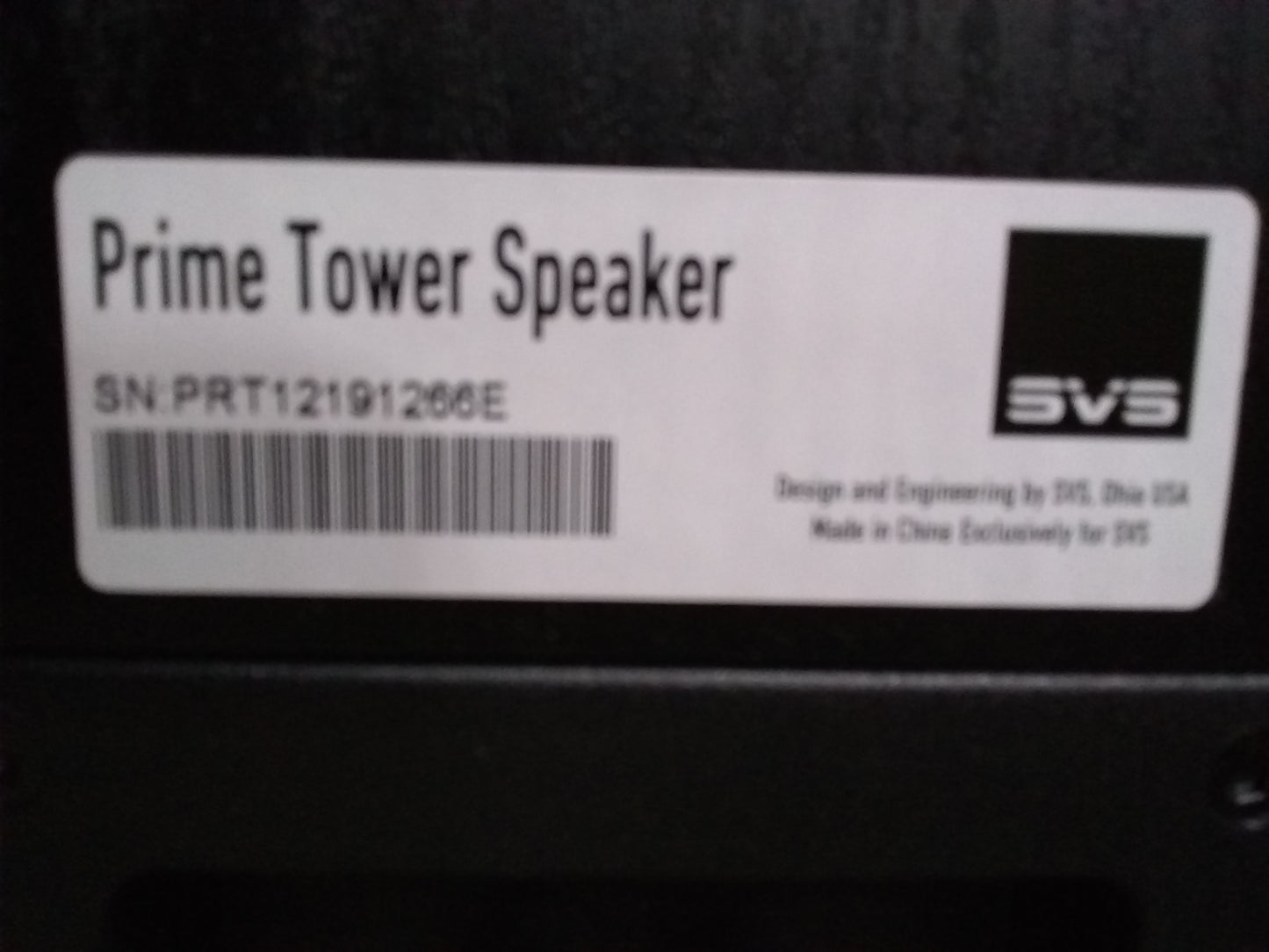 Prime Tower - Black Ash - Outlet - 1266