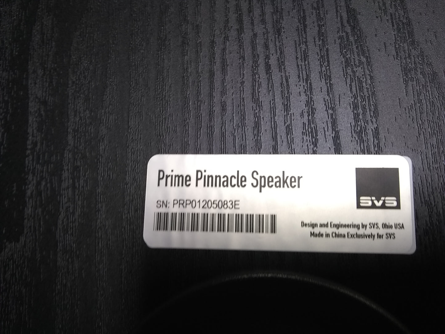 Prime Pinnacle - Black Ash - Outlet - 5083