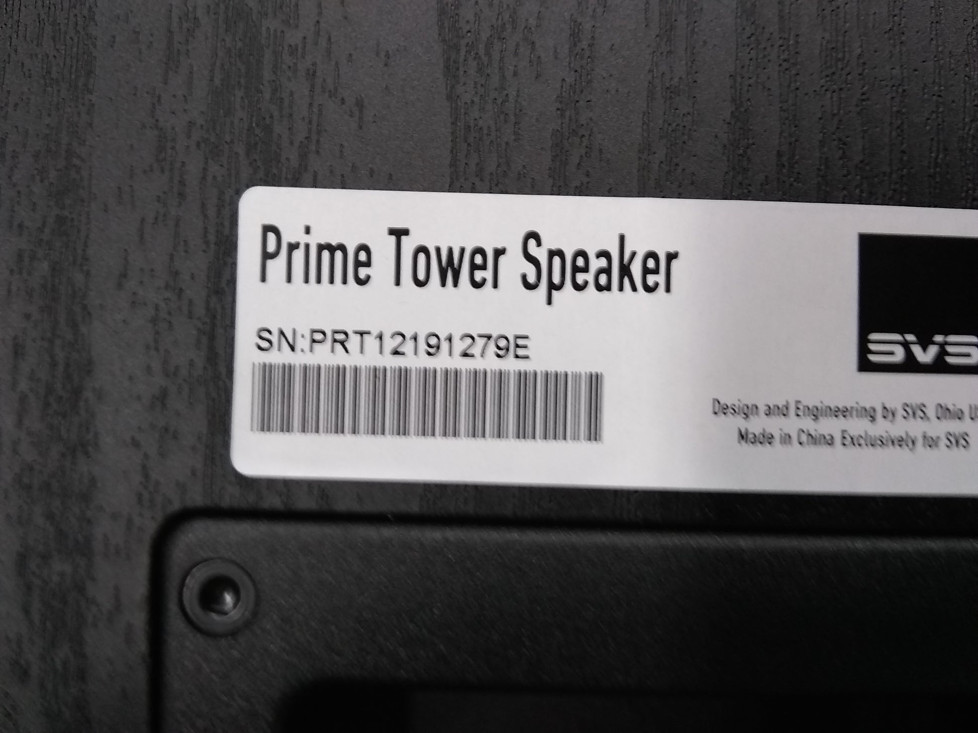 Prime Tower - Black Ash - Outlet - 1279