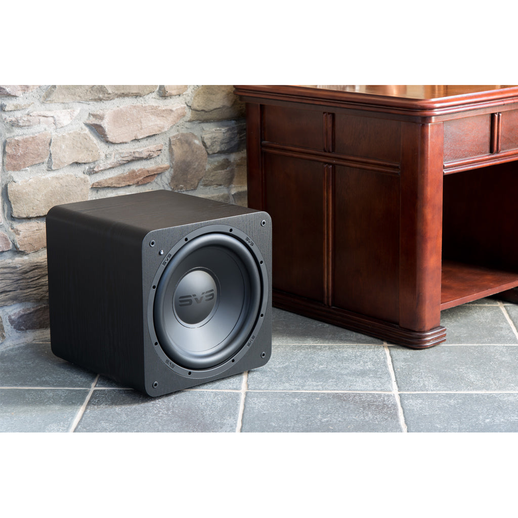 SVS SB-1000 Subwoofer Next to Desk